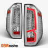 Fits 2014-2021 Toyota Tundra Black Smoked Projector Headlights & LED Taillights