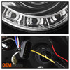 Fits 03-09 Benz W209 Clk Class Halo Projector Headlights +DRL Daylight LED Strip
