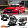Fits 2006-2011 Lexus GS300 GS350 Xenon HID Type LED Strip w/DRL Smoke Headlights