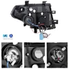 Fit 05-08 Frontier -07 Pathfinder Chrome Clear Dual LED Halo Projector Headlight