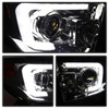 Fits 14-21 Toyota Tundra Smoked LED Tube Projector Headlights & LED Taillight