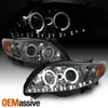 Fits 09-10 Corolla JDM Smoked Halo Projector R8 Style Daylight DRL LED Headlight