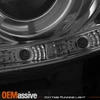 Fits 09-10 Corolla JDM Smoked Halo Projector R8 Style Daylight DRL LED Headlight