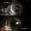 Fits 09-10 Corolla JDM Smoked Halo Projector R8 Style Daylight DRL LED Headlight