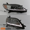 [Upgrade] Fits 11-17 Toyota Sienna Smoked LED DRL Projector Headlights Headlamps