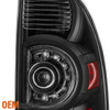 [BLACK] Fits 2005-2011 Toyota Tacoma Halo LED Projector Headlight+LED Tail Light