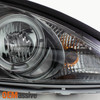 Fits 2002-2006 Toyota Camry Smoke Halo Projector LED Headlights Light Lamp LH+RH