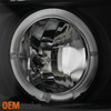 Fits 2007-2013 Tundra 08+ Sequoia Black Halo Projector LED Headlights LH+RH sets