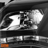 Fits 2012-2014 Camry Black Projector Headlights W/Build-In DRL Daytime LED Strip