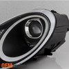 For 05-08 Porsche Boxster 987 Cayman Halogen Type Black LED Projector Headlights