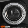 Fits 99-04 Jeep Grand Cherokee Black Bezel Dual Halo Projector LED Headlights