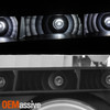 Fits 04-15 Titan 04-07 Armada Black Bezel CCFL Halo Projector LED Headlights