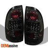 [LED Set]Black Smoked Halo Projector Headlight+Tail Lamp For 05-11 Toyota Tacoma