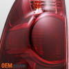 Fits 05-08 Tacoma Truck Smoked Halo LED Projector Headlights+Dark Red Tail Light