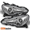 For 2013-2020 BR-Z FRS 86 DRL LED Bar Projector Chrome Headlights Pair LH+RH