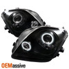 Fits 97-01 Honda Prelude JDM Black Dual CCFL Halo Projector Headlights Lamp Pair