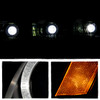 Fits Black 08-17 Lancer Evo X Cz4A Halo DRL Projector Headlights*Fits HID-D2S*