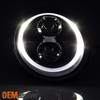 Fits [HID Version only] 05-12 Porsche 911 997 LED DRL Black Projector Headlights