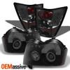 Fits 05-06 Grand Cherokee Black Smoke Halo Projector LED Headlights+Tail lights