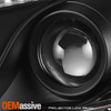 Fits 2007-2011 Mercedes W4 C-Class Black Projector Headlights W/DRL LED Light