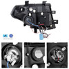 Fits 05-07 Frontier / Pathfinder Black Bezel Halo Projector LED Headlights Lamps