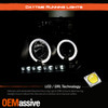 Fits 05-07 Frontier / Pathfinder Black Bezel Halo Projector LED Headlights Lamps