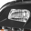 Fits 08-09 Pontiac G8 Black Bezel DRL LED Strip Projector Headlights Front Lamps