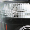 Fits 04-12 Titan 04-07 Armanda Black Dual Halo Projector LED Headlight+Fog light