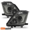 Fits 03-05 350Z Z33 Fairlady Z Smoke DRL Daylight LED Strip Projector Headlights