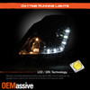 Fits 03-05 350Z Z33 Fairlady Z Smoke DRL Daylight LED Strip Projector Headlights