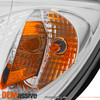For 2002-2006 Toyota Camry Halo Projector LED Chrome Headlights Light Lamp Pair