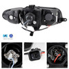 Fits 04-06 Pontiac Gto Coupe Chrome Clear Dual Halo Projector LED Headlights Set