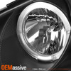 Fits 92-96 Mazda Mx3 Se Gs JDM Black Dual Halo Projector LED Headlights Lamp Set