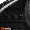 Fits 92-96 Mazda Mx3 Se Gs JDM Black Dual Halo Projector LED Headlights Lamp Set