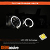 Fits 03-06 Scion XB BB Black Bezel Dual Halo Projector Headlights Front Lamps