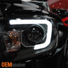Fits 2014-2021 Tundra Sr/Sr5/Limited/Trd Pro Black DRL LED Projector Headlights