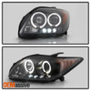 Fit 2005-2007 Scion TC Black Bezel Halo Projector LED Headlight+Tail Brake Light