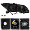 Fits 12-15 Honda Civic Black Light Bar/Tube Design DRL LED Projector Headlights