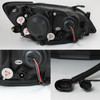 Fits 01-05 Lexus Altzza IS300 Black Bezel Halo Projector DRL LED Headlights Pair