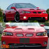 Fits Smoked 97-03 Pontiac Grand Prix 1Pc Halo Projector Headlights W/Corner Lamp