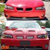 Fits Smoked 97-03 Pontiac Grand Prix 1Pc Halo Projector Headlights W/Corner Lamp