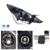Smoked Fits 2011-2014 Sonata SMD LED DRL Tube Projector Headlights Lamps L+R Set