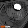 Fits 04-06 Pontiac GTO Smoke Dual Halo Projector Headlights Front Lamps