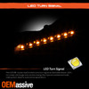 Fits 13-16 FR-S GT86 Black DRL LED Projector Headlights W/LED Turn Signal LH+RH