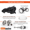Fits 13-16 FR-S GT86 Black DRL LED Projector Headlights W/LED Turn Signal LH+RH