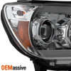 Fits 12-15 Toyota Tacoma Pickup Truck Clear LED DRL Tube Projector Headlight L+R