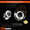 Fits 1998-02 Mercedes Benz W208 CLK 320 Class LED Dual Halo Projector Headlights