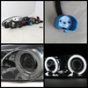 Fits Smoked 97-03 Pontiac Grand Prix Dual CCFL Halo Projector Headlights Lamps