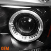 Fits 99-04 Grand Cherokee Black Halo Projector Headlights+Dark Red Tail Lights