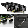 Fits [HID Type] 2007-2009 Benz W221 S-Class Clear LED DRL Projector Headlights